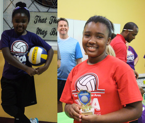 Sisters Rozana and Regine have participated in volleyball, swimming and summer camp at the New Tampa Y.